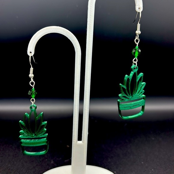 Succulent Earrings - Picture 6 of 6